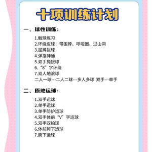 初学者篮球训练规矩教程:从入门到精通的最佳指南